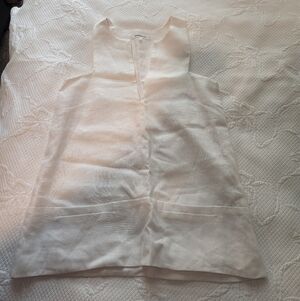 Sleeveless Cream Top